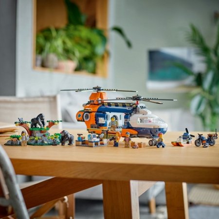 60437 LEGO® City Exploration Džiunglių tyrinėtojo sraigtasparnis stovykloje 