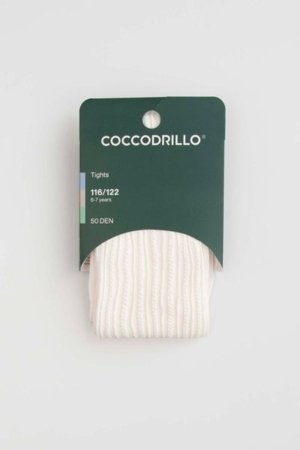 COCCODRILLO pėdkelnės TIGHT MICROFIBRE COLORFUL, kreminės, ZC5380310TMC-003-092, 92/98 cm 