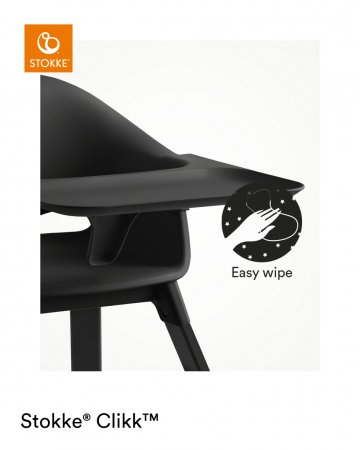 STOKKE aukšta maitinimo kėdutė CLIKK™, midnight black, 552006 552006