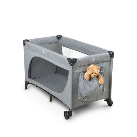 BABYTROLD kelioninė lovelė-maniežas, Grey, 16-13GD 