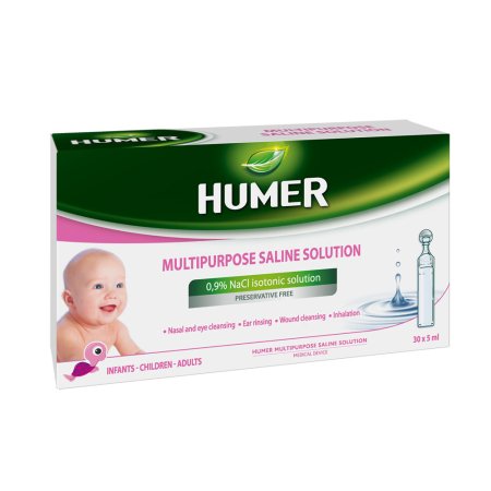 HUMER daugiafunkcinis fiziologinis tirpalas 0.9%, 30x5ml, 107516 107516