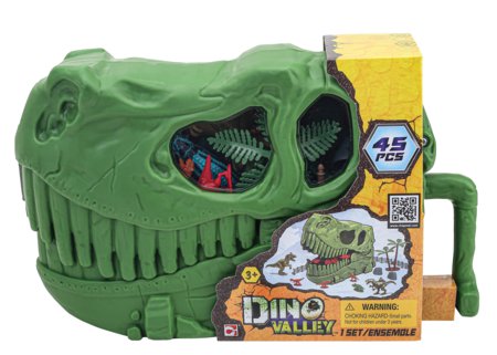 DINO VALLEY rinkinys Dino Skull Bucket 45 pcs, 542419 