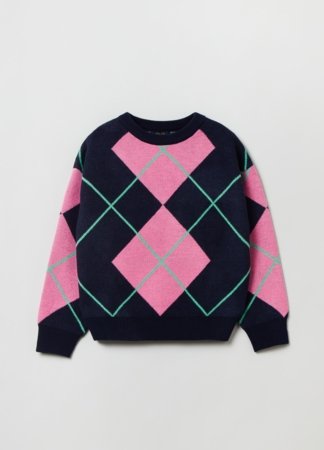 OVS GIRL3-10Y TRICOT 2H 9-10 BLUE 001829806 