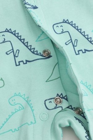 COCCODRILLO šliaužtinukas ilgomis rankovėmis PAJAMAS, žalias, WC5404203PJS-031-098, 98 cm 