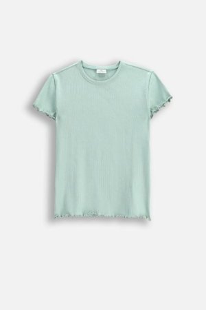 COCCODRILLO marškinėliai trumpomis rankovėmis EVERYDAY GIRL A, žali, WC5143211VGA-011-152, 152 cm 
