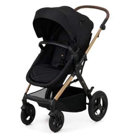 KINDERKRAFT universalus vežimėlis MOOV 2 4in1 AIR, pure black, KSMOOV02BLK4000 