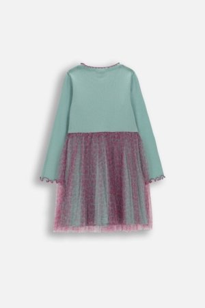 COCCODRILLO suknelė ilgomis rankovėmis, spalvota, WC6129103RGK-022-116, 116 cm 