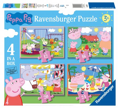 RAVENSBURGER dėlionė Peppa Pig 12/16/20/24d., 06958 06958