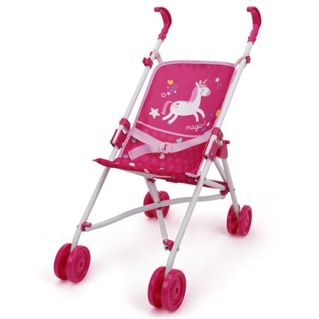 509 Crew Unicorn Hot Pink lėlių vežimėlis, T701039 