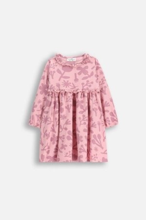 COCCODRILLO suknelė TEDDY BEAR GIRL NEWBORN, rožinė, ZC5129101TGN-033-086, 86 cm 