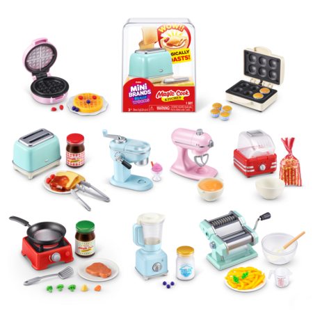 MINI BRANDS miniatiūrų rinkinys Magic Cook Kitchen, 1 serija, asort., 77789UQ1 