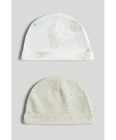 MOTHERCARE kepurė 2 vnt., AV51601 NEWBORN 