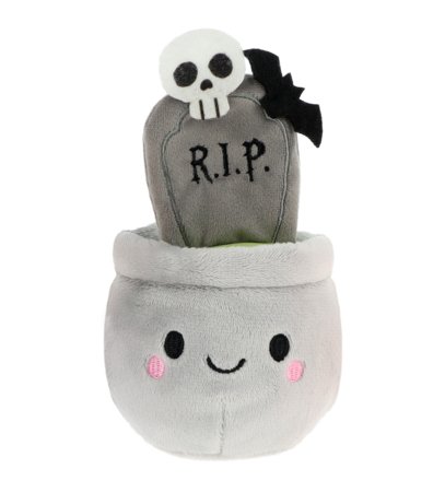 KEEL TOYS pliušinis gėlių vazonėlis Halloween, 12 cm, assort., EH4972 