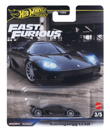 HOT WHEELS Premium automodeliukas iš filmo Greiti ir įsiutę asort, HNW46 HNW46