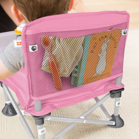 BRIGHT STARTS maitinimo kėdutė - busteris POP 'N SIT, PINK, 17199 