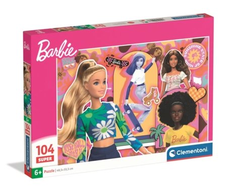 CLEMENTONI BARBIE dėlionė, 104 det., 25007 