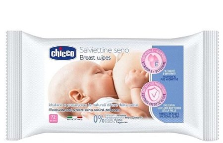 CHICCO servetėlės krūtinės higienai, 72 vnt., 00009166000000 