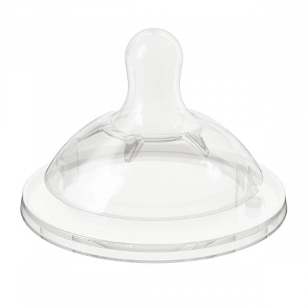 CHICCO žindukas Natural feeling silikoninis 4m+ 2vnt kintamos tėkmės  00081035200000