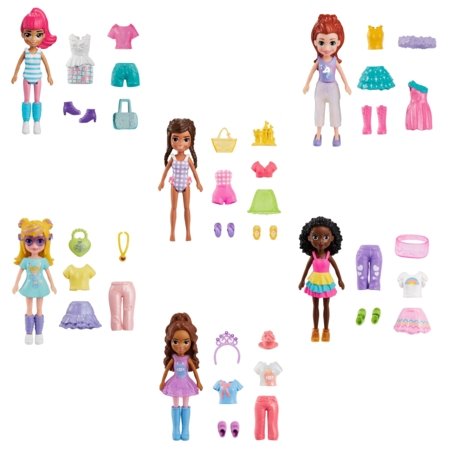 POLLY POCKET mažasis mados rinkinys asort, HNF50 HNF50
