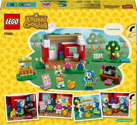 77055 LEGO® Animal Crossing™ „Able Sisters“ drabužių parduotuvė 