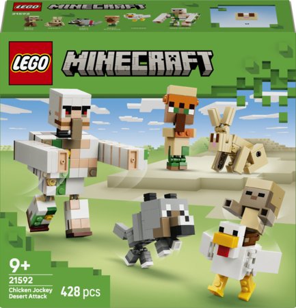 21592 LEGO® Minecraft® Vištų raitelis ir užpuolimas dykumoje 