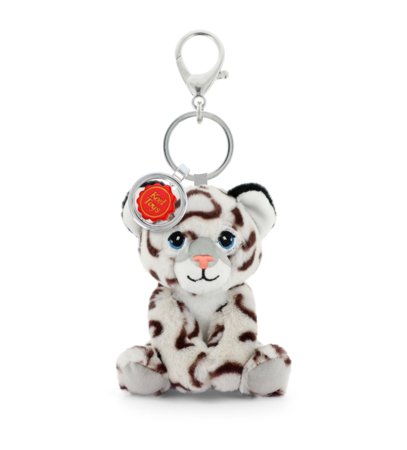KEEL TOYS KEELECO pliušinis pakabukas Snieginis leopardas, 12cm, BC4402 