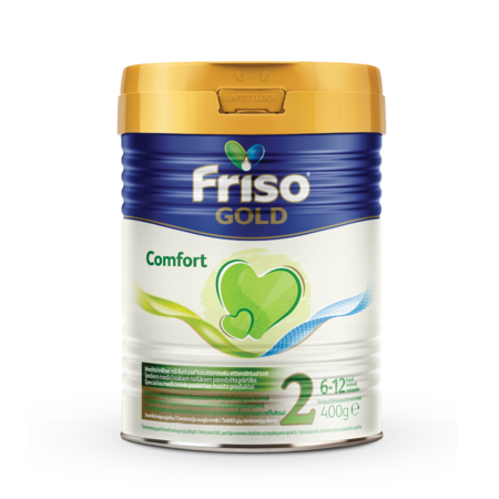 FRISO pieno mišinys atpylinėjantiems kūdikiams GOLD COMFORT 2, 6 mėn.+, 400 g., FA52 