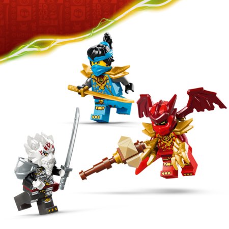 71863 LEGO® NINJAGO® Zilvar ir drakonas-pabaisa Grimtak 
