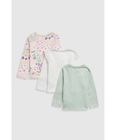 MOTHERCARE marškinėliai ilgomis rankovėmis 3 vnt., JM652 116 