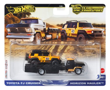 HOT WHEELS automodeliukas Vilkikas su automobiliu asort., FLF56 