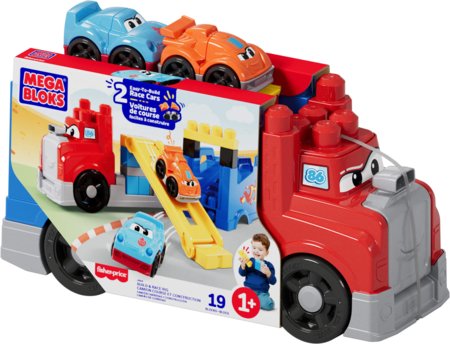 MEGA BLOKS konstruktorius sunkvežimis su trasa, JFR29 
