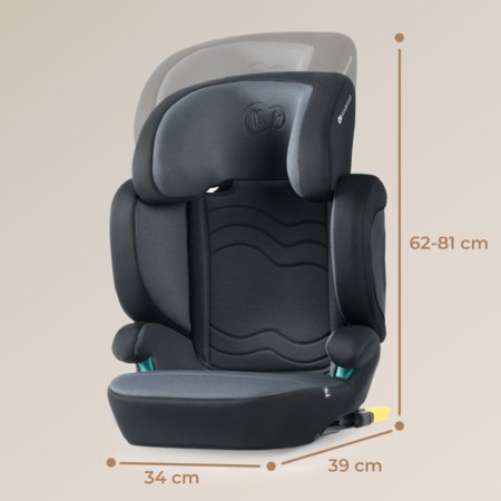 KINDERKRAFT automobilinė kėdutė XPAND 2 PRO, i-Size 100–150 cm, juoda, KCXPPR02BLK0000 