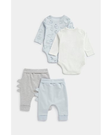 MOTHERCARE smėlinukas ilgomis rankovėmis 2 vnt. ir kelnės 2 vnt., FB396 644391