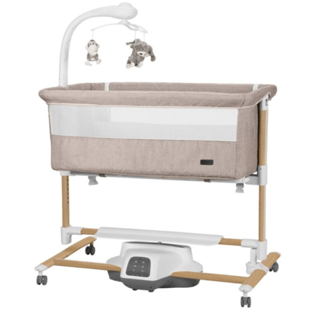 CARRELLO lopšiukas BLOOM, Cream Beige Wooden, CRL-10304 