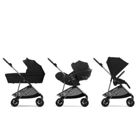 CYBEX sportinis vežimėlis MELIO, Magic black, 524000023 