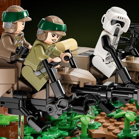 75353 LEGO® Star Wars™ Endoro™ greitaeigio motociklo gaudynių diorama 75353