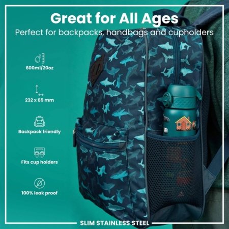 ION8 nerūdijančio plieno gertuvė, Automobiles, 600 ml., I8SS600PAAUTO 