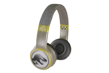 JURASSIC WORLD šviečiančios Bluetooth ausinės, HMJW-BTLI-TREX 