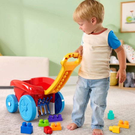 MEGA BLOKS kaladėlių rinkimo vežimėlis, JFR30 