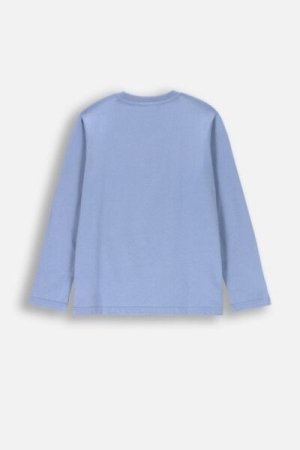 COCCODRILLO marškinėliai EVERYDAY BOY A, mėlyni, ZC4143106VBA-014-152, 152 cm 