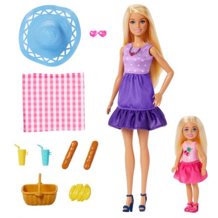 BARBIE pikniko temos lėlių rinkinys, JBF43 