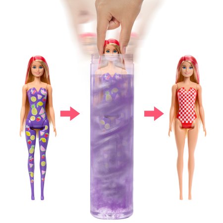 BARBIE spalvų siurprizų rinkinys, vaisių serija, HJX49 HJX49
