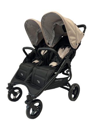 VALCO BABY vežimėlis dvyniams SNAP DUO, Taupe, SNAP4D08 