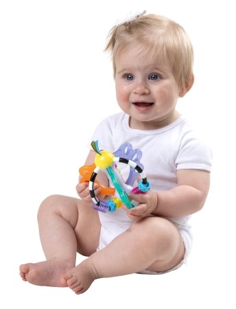 PLAYGRO lavinamasis kamuoliukas-barškutis, 4088608 