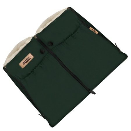 MILLI dviejų dalių pirštinės vežimėliui, Bottle green, MIL1110158 