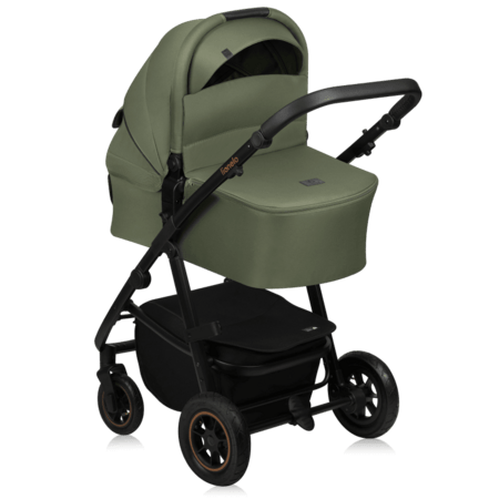 LIONELO universalus vežimėlis AMBER PLUS 2in1, Green forest, LO-AMBER PLUS 