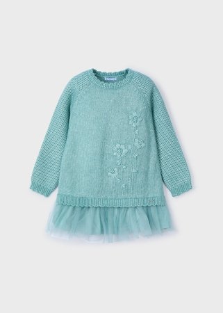 MAYORAL suknelė 6C, žalia, 4.918-41, 134 cm 