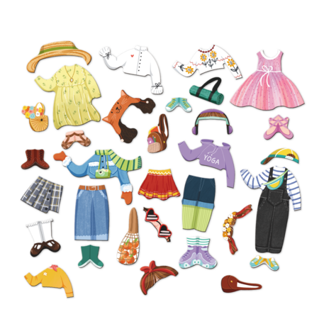 DODO magnetinis žaidimas Aprenk madingą mergaitę, 200243 