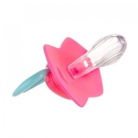 CANPOL BABIES silikoninis simetrinis čiulptukas NEON LOVE, 0-6 mėn., 2 vnt., 22/652_pin 22/652_pin