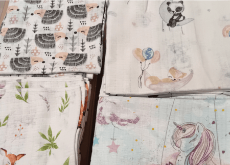 LORITA muslino vystyklas 80x80 1326 1326